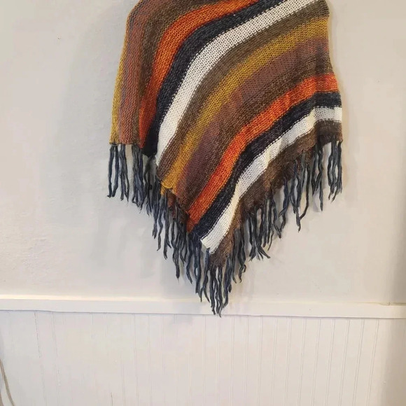 Love by Chesley Striped Poncho - Picture 6 of 6